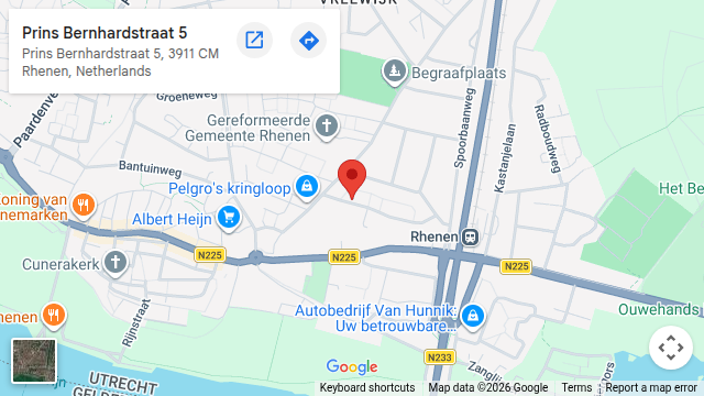 Locatie van Klusjesman Rhenen op de kaart: Prins Bernhardstraat 5 in Rhenen